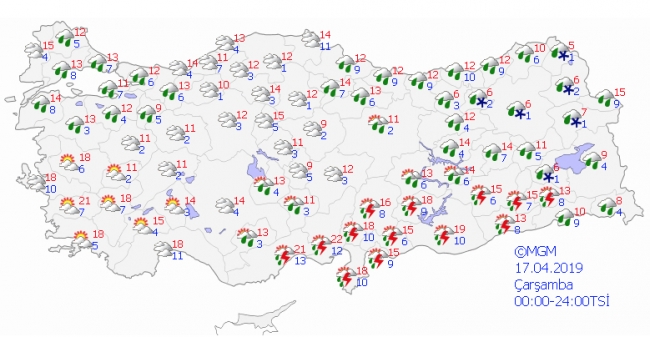 Türkiye soğuk havanın etkisine giriyor
